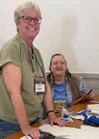 Cathy Rieber and Beth Shields