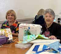 Linda Emis and Sandy McGuire