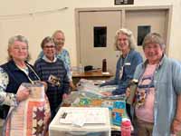 Judy Reid, Pam McVey, Carole Behlke, Janet Tonkin, and Laura Barrett