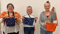 Cathy Fautley, Judy Reid, and Pleasant Vitali